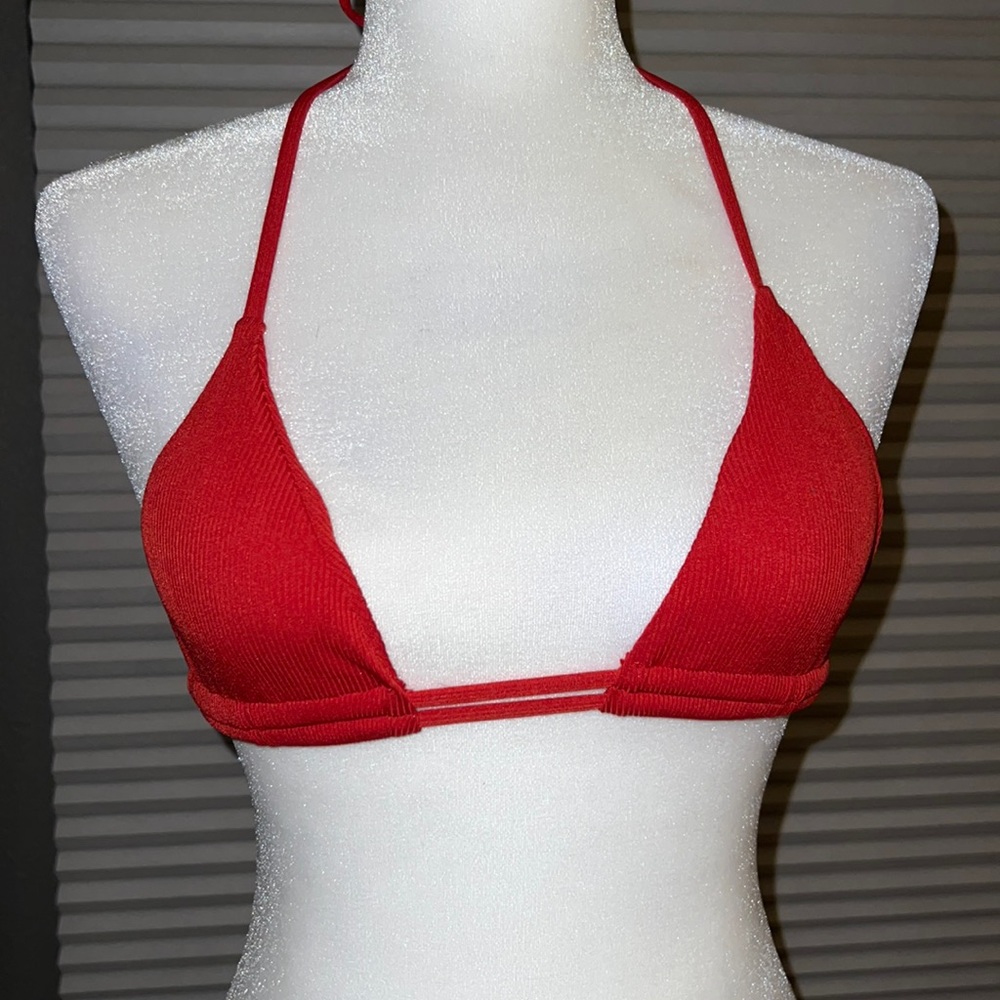 Small SHEIN red bikini top